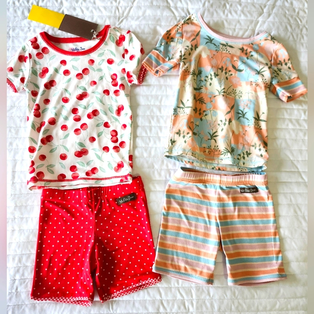 Matilda Jane Baby Girl Toddler Short Sleeve Pajama Lot Size 2